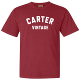 Carter Vintage Block Logo T-shirt - Red