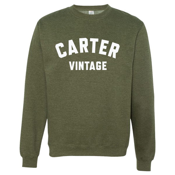 Carter Vintage Crewneck Sweatshirt - Green