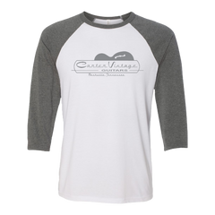 Carter Vintage Baseball Shirt - White/Gray