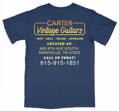 Carter Vintage Navy Gradient Shirt