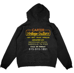 Carter Vintage Black Gradient Hoodie