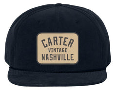 Carter Vintage Corduroy Logo Hat - Navy