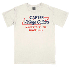 Carter Vintage Ivory State Logo Shirt
