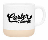 Carter Vintage White Speckled Mug