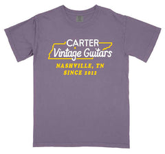 Carter Vintage Purple State Logo Shirt