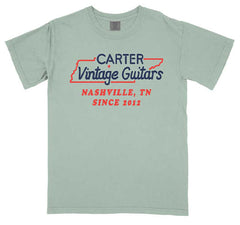 Carter Vintage Seafoam State Logo Shirt