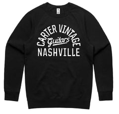 Carter Vintage Black Arch Logo Sweatshirt