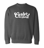 Carter Vintage Black Logo Sweatshirt