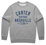 Carter Vintage Heather Grey Logo Sweatshirt